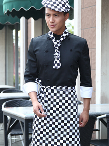 女餐飲外場服務生-廚師制服範例