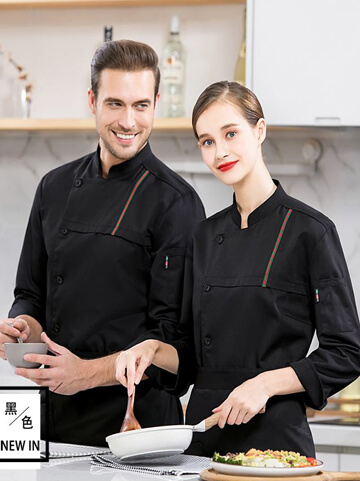 餐飲外場服務生-廚師制服範例