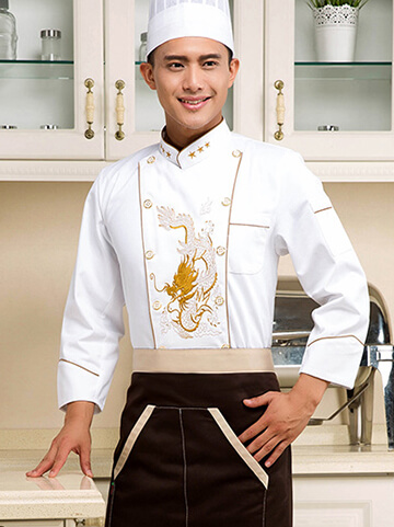 餐飲外場服務生-廚師制服範例