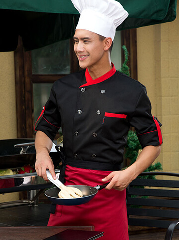 男餐飲外場服務生-廚師制服範例