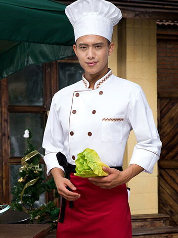 餐飲外場服務生-廚師制服範例