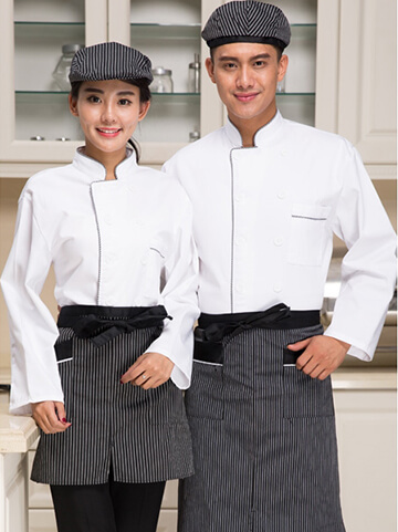 餐飲外場服務生-廚師制服範例