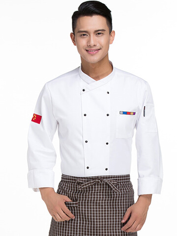 餐飲外場服務生-廚師制服範例