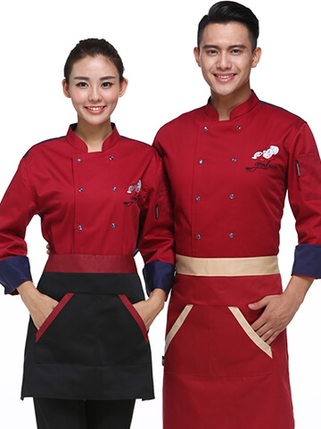 餐飲外場服務生-廚師制服範例