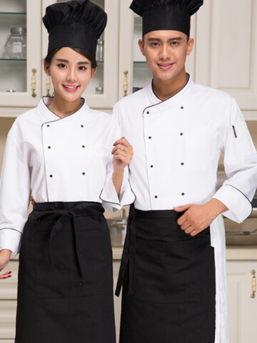 餐飲外場服務生-廚師制服範例