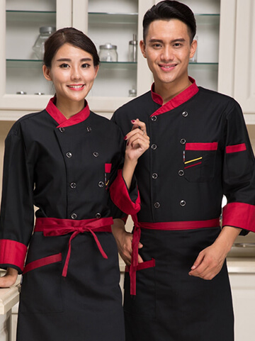 餐飲外場服務生-廚師制服範例