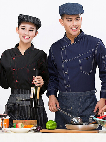 餐飲外場服務生-廚師制服範例