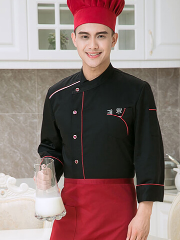餐飲外場服務生-廚師制服範例