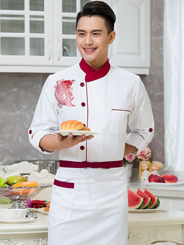 餐飲外場服務生-廚師制服範例