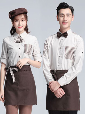 餐飲外場服務生-廚師制服範例