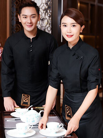 餐飲外場服務生-廚師制服範例