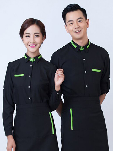 餐飲外場服務生-廚師制服範例