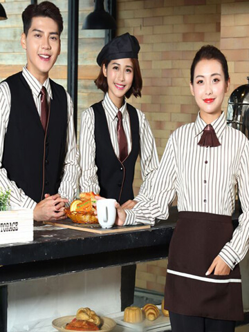 餐飲外場服務生-廚師制服範例