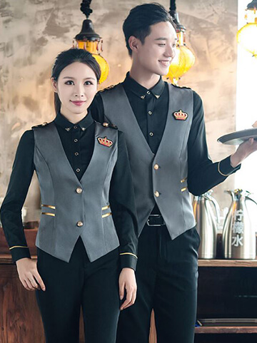 餐飲外場服務生-廚師制服範例