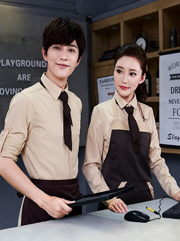 餐飲外場服務生-廚師制服範例