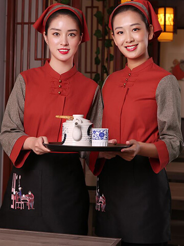 餐飲外場服務生-廚師制服範例