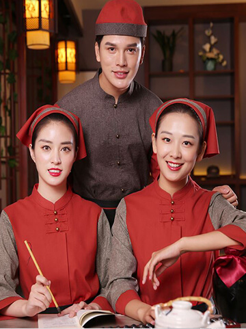 餐飲外場服務生-廚師制服範例