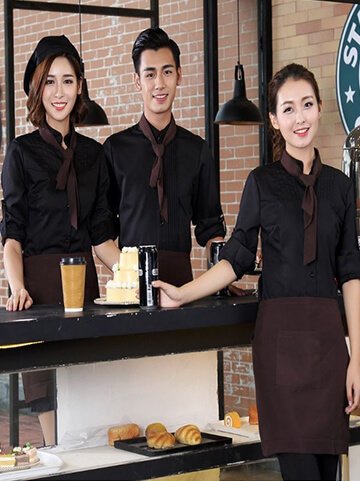 餐飲外場服務生-廚師制服範例